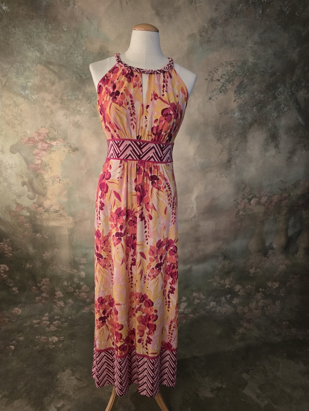 Wisp Comet Maxi Dress Stitch Fix Exclusive Tropical Floral 2P